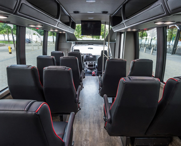 Ford E450 interior
