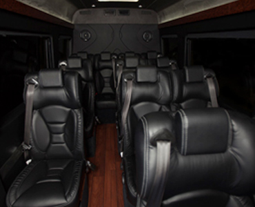 Ford Transit interior